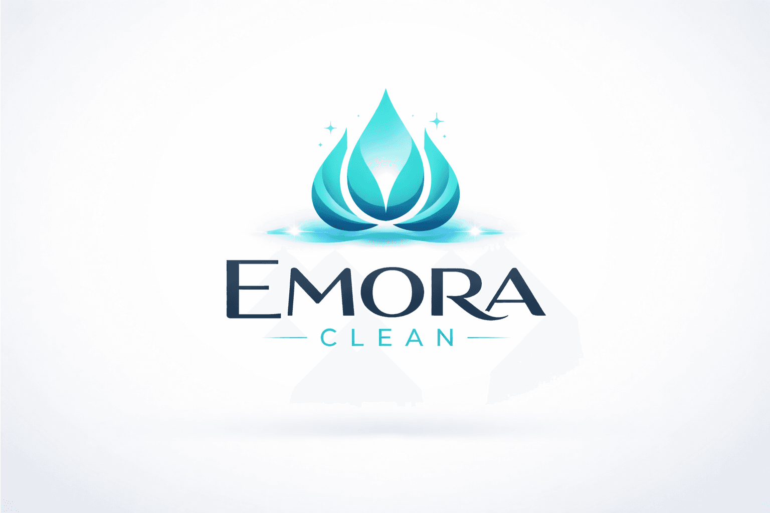 EmoraClean commercial cleaning logo